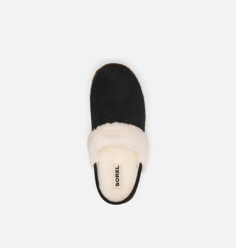 Womens Slippers Black - Sorel Nakiska™ II - 173-JBPHKW